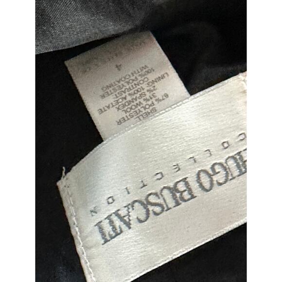 90s Hugo Buscati Collection Designer Little Black Dress Size 4 Sexy Cocktail - Picture 7 of 8